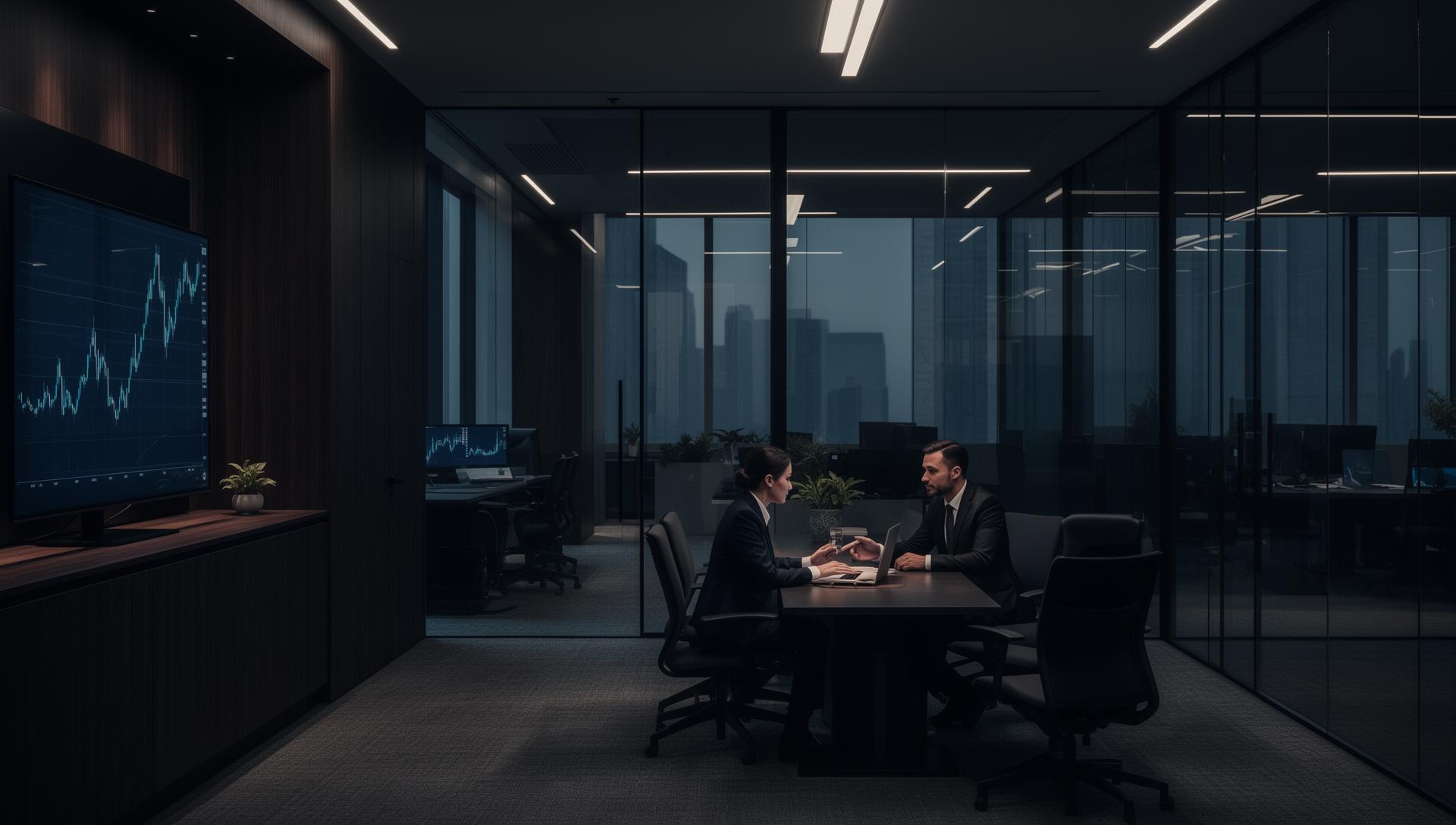 Financial advisor meeting with a client